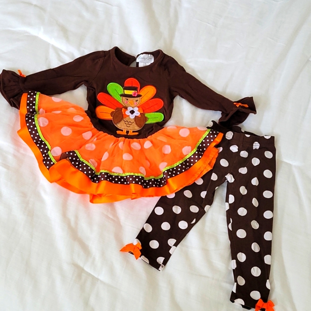 Toddler girl Thanksgiving outfit